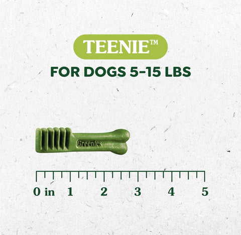 Greenies Original Teenie Dental Dog Treats, 12 oz. Pack (43 Treats)