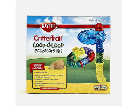 Kaytee CritterTrail Fun-nel Loop-D-Loop Accessory Kit Small Animal Habitat Tubes