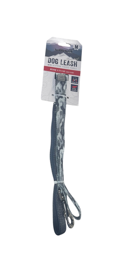 avalanche dog leash with neoprene padded handle