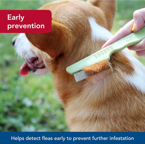 Coastal Pet Safari Double Row Comb
For Flea Prevention, Detection, with Short and Long Hair, Helps Dry Skin, in Pets