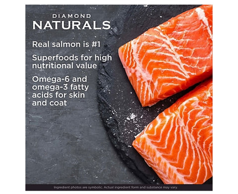 Diamond Naturals All Life Stages Skin and Coat Salmon and Potato Formula Dry Dog Food 15 lbs