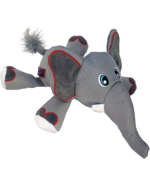 KONG - Cozie Ultra Ella Elephant - Squeaky Plush Dog Toy with Reinforced Seams - for Medium Dogs