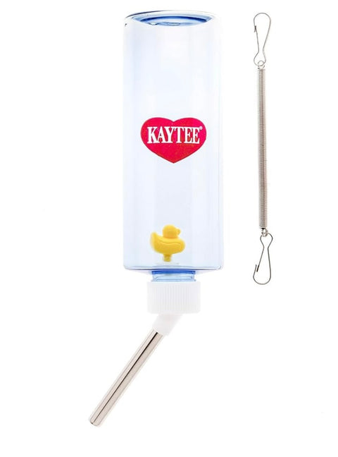 Kaytee Clear View Water Bottle for Pet Gerbils, Hamsters & Mice, 8 oz