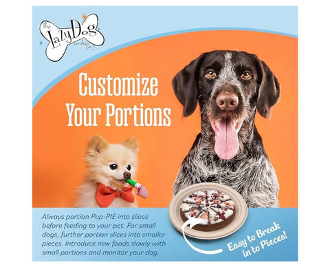 The Lazy Dog - Happy Birthday Pie Dog Treat for a Special Boy (5 oz). A Treat for Your Special Friend’s Celebration Day! (Includes Bonus Birthday Sign!)