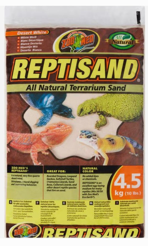 Zoo Med Reptisand Reptile Terrarium Sand, all natural terrarium sand 10-lb bag