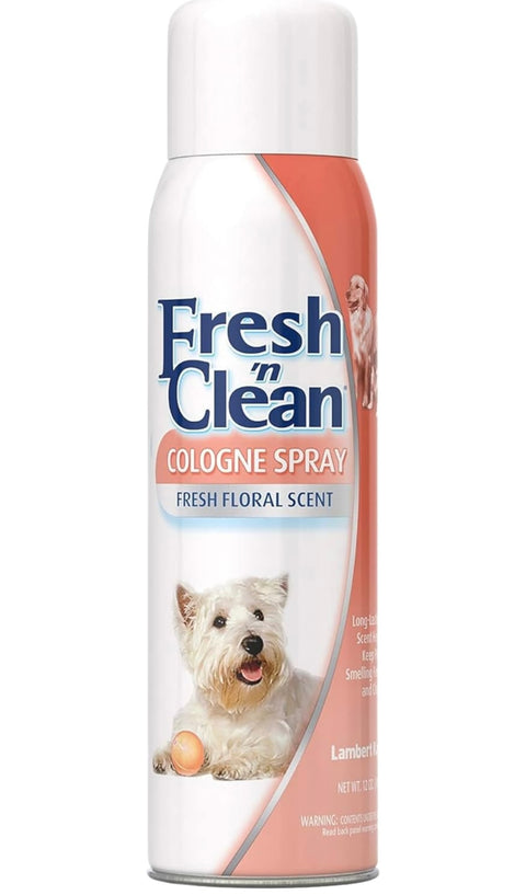 PetAg Fresh ’n Clean Cologne Spray - Floral Scent - 12 oz - Controls Odor & Keeps Dogs Smelling Fresh