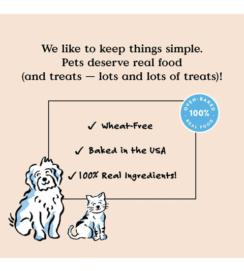 Bocce's Bakery Birthday Cake Treats for Dogs - Special Edition Wheat-Free Dog Treats, Made with Real Ingredients, Baked in The USA, All-Natural Peanut Butter Vanilla Biscuits, 5 oz