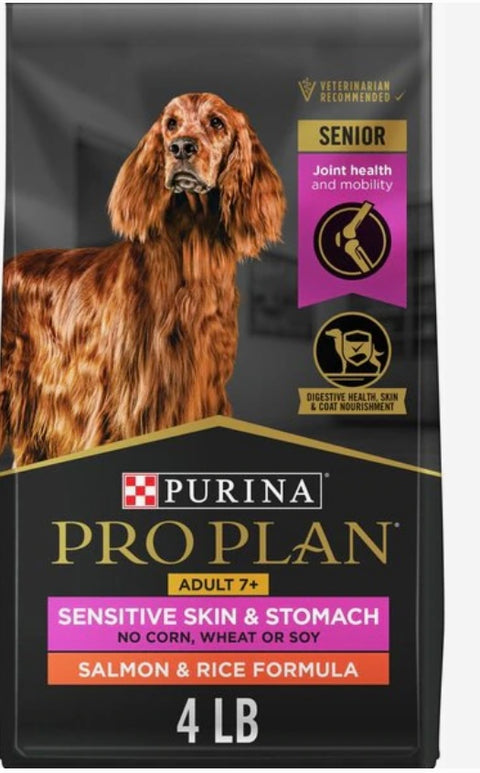 pro plan 7 plus sensitive skin and stomach salmon and rice formula 4 lbs