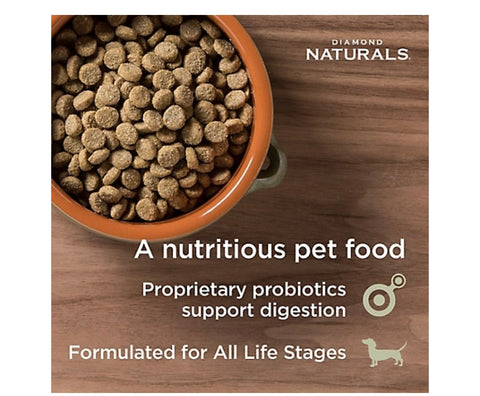 Diamond Naturals All Life Stages Skin and Coat Salmon and Potato Formula Dry Dog Food 15 lbs