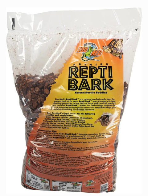 Zoo Med Premium Repti Bark Natural Fir Reptile Bedding, 8-qt bag