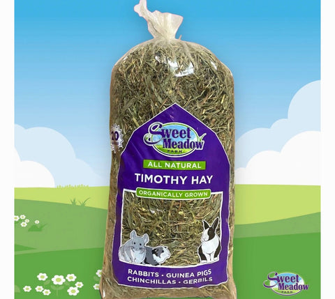 Sweet Meadow Farm Timothy Hay Organic Small Pet Food, 20-oz bag