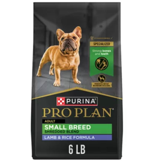 Purina Pro Plan Specialized Shredded Blend Small Breed Adult Dog Dry Food - Lamb & Rice