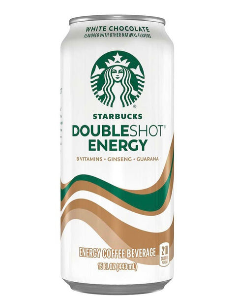 Starbucks Doubleshot Energy Coffee Beverage, White Chocolate, 15 fl oz