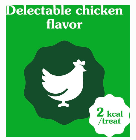 Greenies Feline SmartBites Healthy Skin & Fur Natural Chicken Flavor Soft & Crunchy Adult Cat Treats, 2.1-oz bag