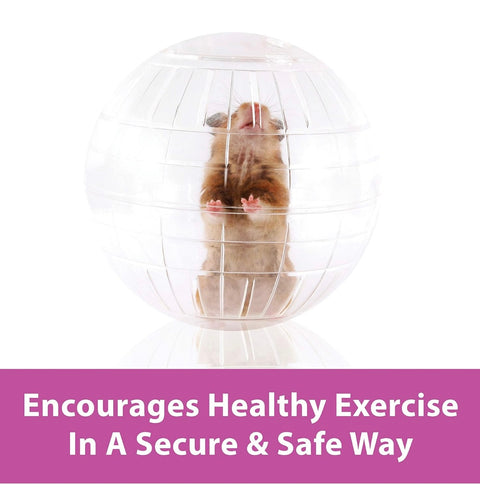 Kaytee 5" blue Color Run-About Exercise Ball For Pet Dwarf Hamsters & Mice