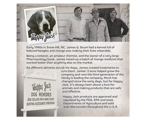 Happy Jack Kennel Dip Dog Flea and Tick Treatment & Prevention, Made in USA, Spray Yard & Home 30-Day Control, Kills Fleas, Ticks, Deer Ticks, Mange, Lice, for Puppies, Small to Large Dogs (8 oz)