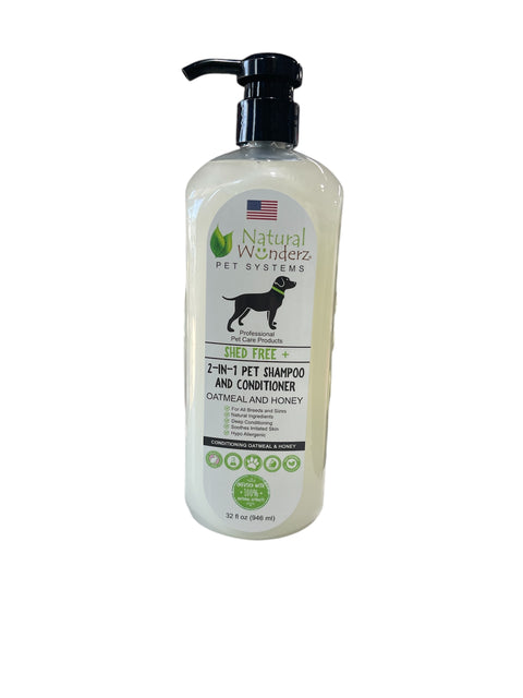 natural wonder 2 in one shampoo and conditioner oatmeal and honey 32 flo