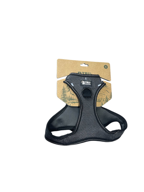 tru canine harness gray - back color