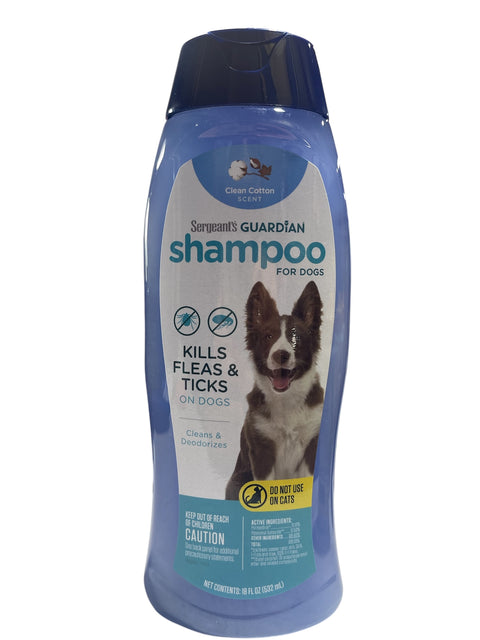 sergeants shampoo for dogs flea and tick 18 oz