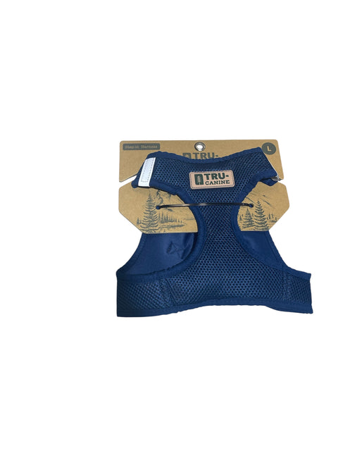 tru canine harness blue