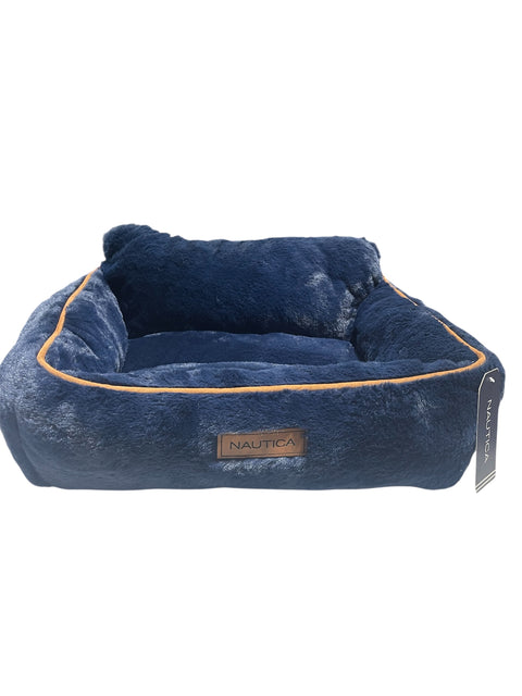 nautica dog bed 20-16-8in blue