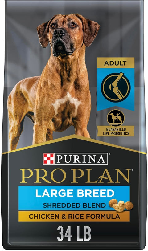 Purina Pro Plan Joint Health Large Breed Dog Food, Chicken & Rice Formula - 34 lb. Bag