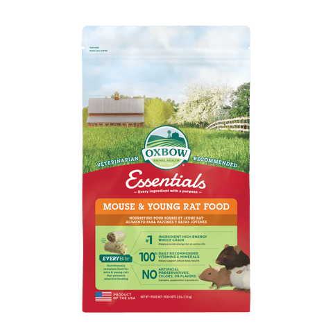 oxbow mouse and young rat food2.5 lbs