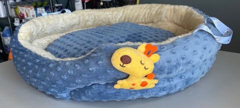 blue donut ped bed