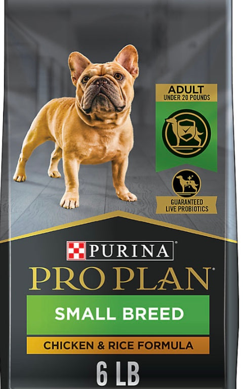 Purina Pro Plan Specialized Small Breed Adult Dry Dog Food - High Protein, Chicken & Rice 6 pounds