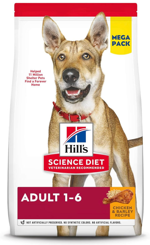 Hill's Science Diet Adult Chicken & Barley Dry Dog Food, 35pound