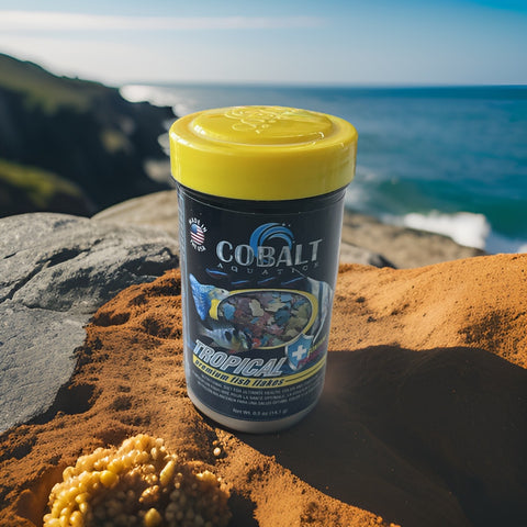 Cobalt Aquatics Tropical Flakes Premium Fish Food 0.5 oz