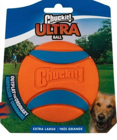 Chuckit! Ultra Ball Dog Toy, XL (3.5 Inch Diameter), Pack of 1, for breeds 100+ lbs