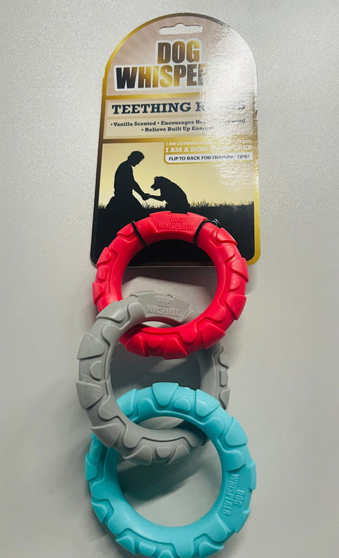 dog whisper teething ring