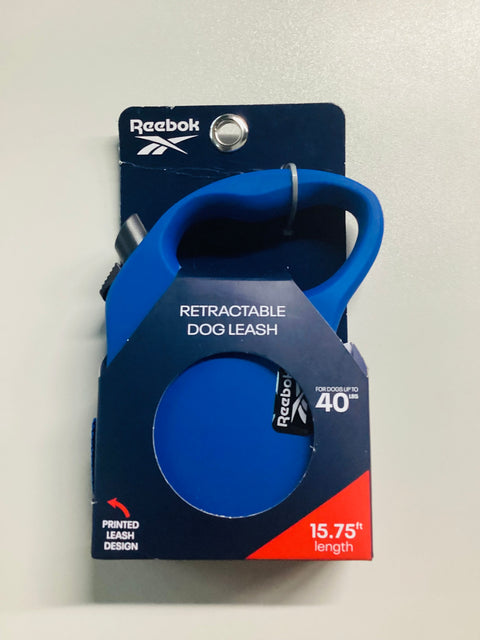 Reebok retractable dog leash for up to 40 pounds dogs 15.75 f