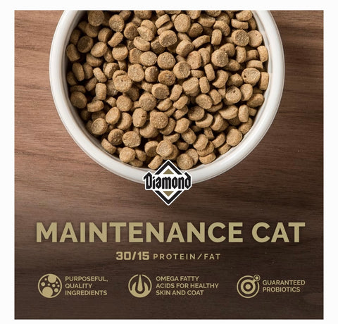 Diamond Maintenance 30/15 for Moderately Active Adult Cats Dry Food, 6-lb bag
