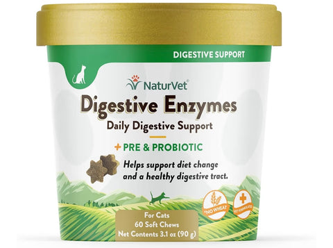 60 Soft Chews – Helps Support Diet Change & A Healthy Digestive Tract – Aids in The Absorption of Vitamins & Minerals – 30 Day Supply