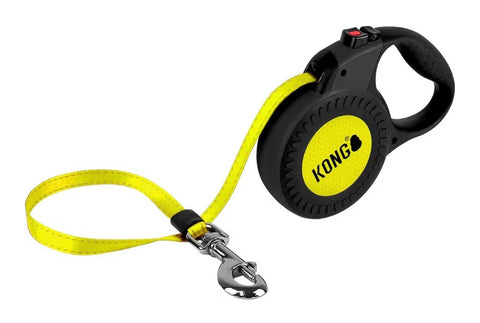 Kong Retractable Reflect, Medium, Black, 16' Long