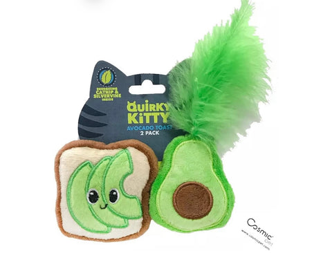 Avocado Toast cat toy