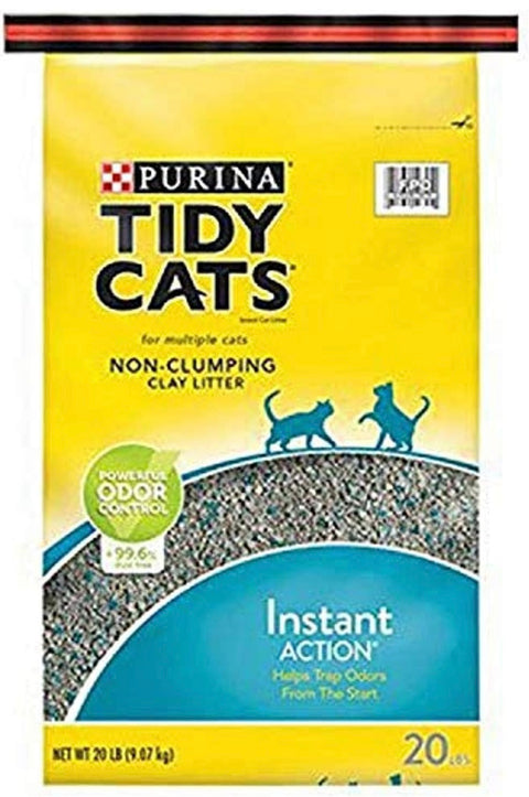 Purina Tidy Cats Instant Action for Multiple Cats Non-Clumping Cat Litter - 20 lb. Bag