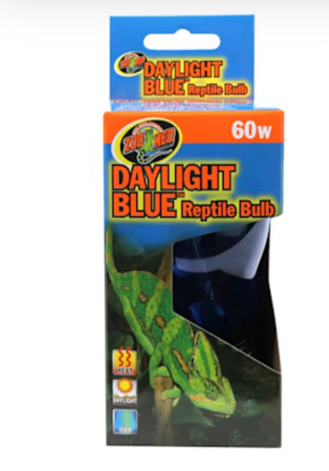 Zoo Med Daylight Blue Reptile Bulb - 60 Watt