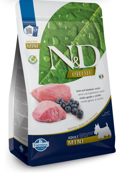 Farmina Natural & Delicious Lamb Grain-Free Mini Breed Formula Dry Dog Food 5.5