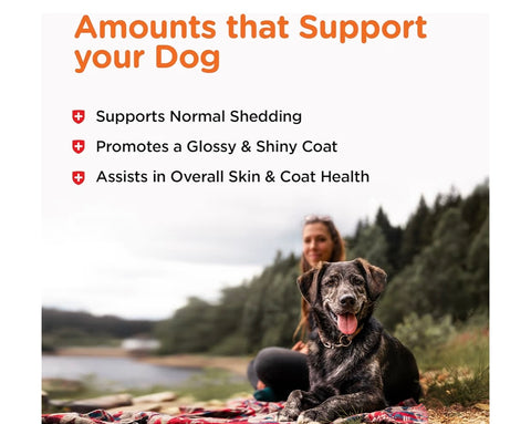 Nutri-Vet Fish Oil Supplement for Dogs, Omega 3, Fish Oil for Dogs, Pet Supplies, Pet Vitamins and Supplements, EPA DHA Formula, Puppy Vitamins, Shed Control, New Puppy Essentials, 100 Count