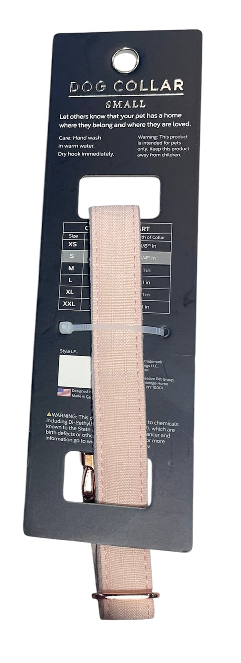 london fog dog collar rose gold