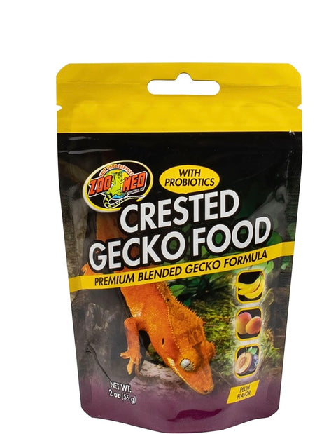 Zoo Med Crested Gecko Premium Blended Gecko Food Plum Flavor 2 oz