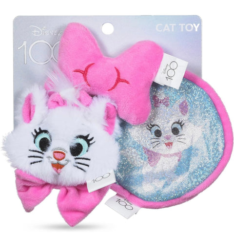 3 Piece Aristocats Cat Toys with Catnip and Crinkle, 4in | Shimmery, Crinkly Disney Cat Toys | Catnip Plush Toys for Cats Inspired by Aristocats