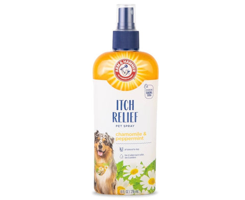Arm & Hammer for Pets Itch Relief Spray for Dogs - Dog Itch Relief with Baking Soda Chamomile & Peppermint Scent - Professional Dog Skin Care Spray - Anti Itch Spray for Dog, Itchy Dog Skin Relief 8oz