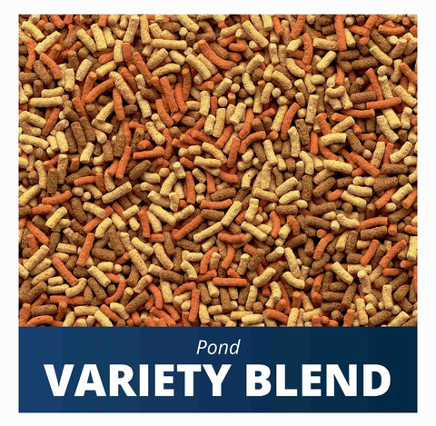Tetra Pond Variety Blend Color & Vitality Enhancing Koi & Goldfish Fish Food, 2.25-lb bag