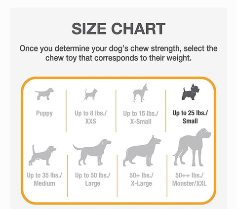 Nylabone Power Chew Durable Dog Toy Bacon, Small