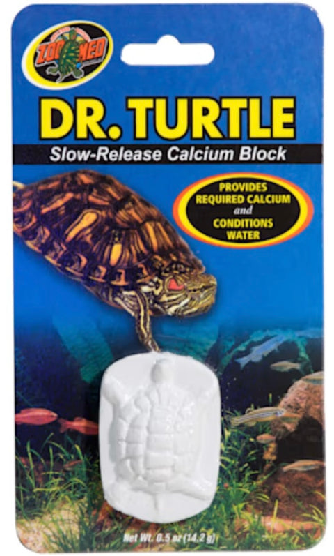 Zoo Med Dr. Turtle Slow-Release Calcium Block, 0.5 oz.