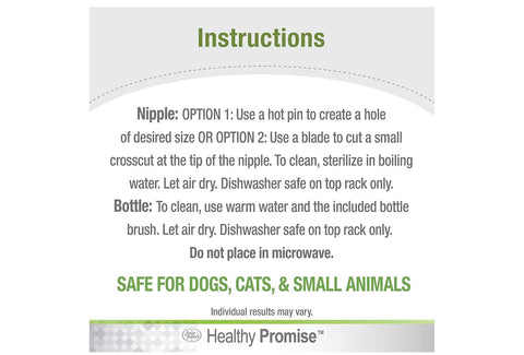 Four Paws Pet Nursing Feeding Bottle for Kittens & Puppies, 2 oz